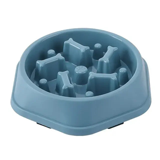 Slow Feeder Pet Bowl For Dogs & Cats - Anti Slip Design to Promote Healthy Eating