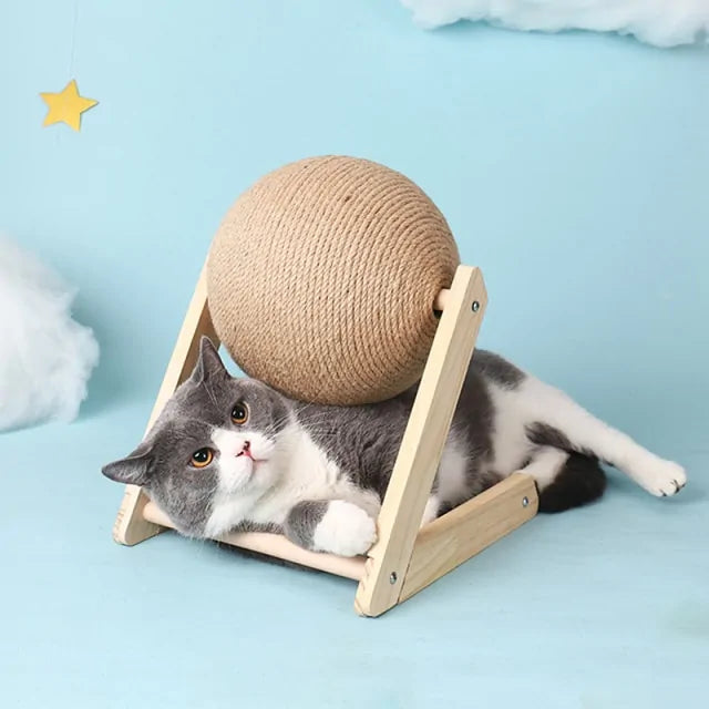 Cat Scratching Ball - Durable Sisal For Claw Health And Active Play