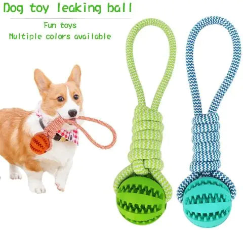 Interactive Tug n Chew Play Ball - Durable, Chew-Resistant & Fun For All Breeds