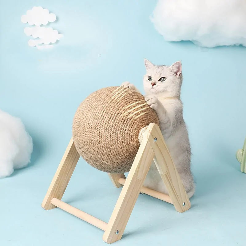 Cat Scratching Ball - Durable Sisal For Claw Health And Active Play