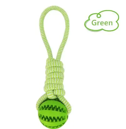 Interactive Tug n Chew Play Ball - Durable, Chew-Resistant & Fun For All Breeds