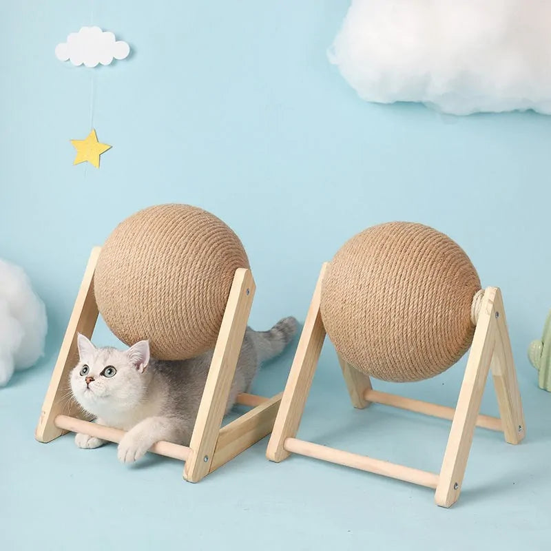 Cat Scratching Ball - Durable Sisal For Claw Health And Active Play