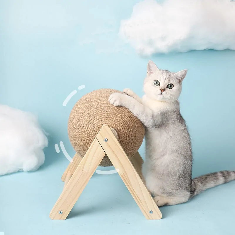 Cat Scratching Ball - Durable Sisal For Claw Health And Active Play